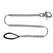 Leash seatbelt polyester with neoprene lining – OI01007/100/25/GY/01/K10