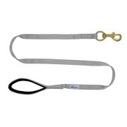 Leash seatbelt polyester with neoprene lining – OI01007/100/25/GY/01/K11