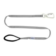 Leash seatbelt polyester with neoprene lining – OI01007/100/25/GY/01/K14