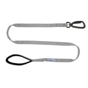 Leash seatbelt polyester with neoprene lining – OI01007/100/25/GY/01/K15