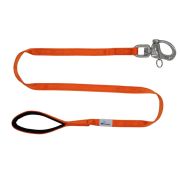 Leash seatbelt polyester with neoprene lining – OI01007/100/25/OR/01/K10