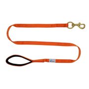 Leash seatbelt polyester with neoprene lining – OI01007/100/25/OR/01/K11