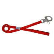 Leash seatbelt polyester with neoprene lining – OI01007/100/25/RD/01/K10