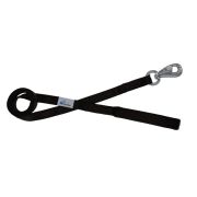 Leash seatbelt polyester with neoprene lining – OI01007/120/25/BK/01/K05