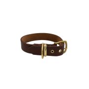 Genuine leather with brass details – KD01034/50/30/BR/00