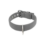 Collar de perro de triple poliamida de 4 cm de ancho – KI01002/60/40/GY/00