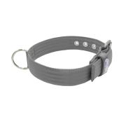 Collar de perro de triple poliamida de 4 cm de ancho – KI01002/60/40/GY/00