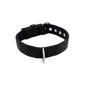 Collar de perro de poliamida y neopreno de 4 cm de ancho – KI01003/65/40/BK/01