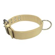 Collar de perro de poliamida con triple cincha, 5 cm – KI01004/65/50/BE/00