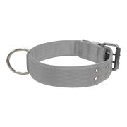 Dog Collar from Polyamide with Triple Strap, 5cm – KI01004/70/50/GY/00