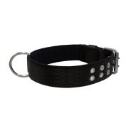 Collar de perro de poliamida con triple correa y 5 cm de neopreno – KI01005/65/50/BK/01