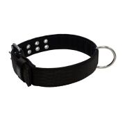 Collar de perro de poliamida con triple correa y 5 cm de neopreno – KI01005/65/50/BK/01