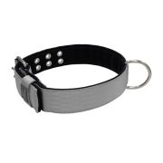 Collar de perro de poliamida con triple correa y 5 cm de neopreno – KI01005/65/50/GY/01