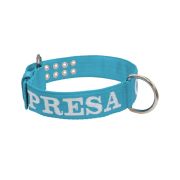 Collar de perro de poliamida con triple correa y bordado, 5cm – KI01006/65/50/TU/00