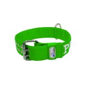 Collar de perro de poliamida con triple correa y bordado, 5cm – KI01006/75/50/LM/00