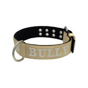 Dog Collar from Polyamide with Triple Strap, Embroidery, and Neoprene, 5cm Width – KI01007/65/50/BE/01