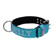 Dog Collar from Polyamide with Triple Strap, Embroidery, and Neoprene, 5cm Width – KI01007/75/50/TU/01