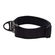 Collar de perro táctico de poliamida y neopreno con bordado, 4 cm de ancho – KI01009/40/40/BK/01