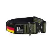 Dog Collar Tactical Clip made of Polyamide with Neoprene and Embroidery, 4 cm Wide – KI01009/40/40/KH/01