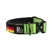 Collar de perro táctico de poliamida y neopreno con bordado, 4 cm de ancho – KI01009/40/40/LM/01