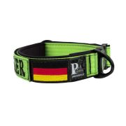 Collar de perro táctico de poliamida y neopreno con bordado, 4 cm de ancho – KI01009/40/40/LM/01