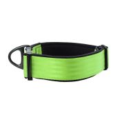 Collar de perro táctico de poliamida y neopreno con bordado, 4 cm de ancho – KI01009/40/40/LM/01