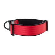 Collar de perro táctico de poliamida y neopreno con bordado, 4 cm de ancho – KI01009/40/40/RD/01