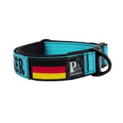 Collar de perro táctico de poliamida y neopreno con bordado, 5 cm de ancho – KI01011/45/50/TU/01