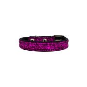 Collar de perro con tela brillante de 2,5 cm, cincha y forro de neopreno – KI01013/45/25/FU/01