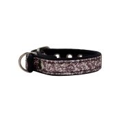 Collar de perro con tela brillante de 2,5 cm, cincha y forro de neopreno – KI01013/50/25/PL/01