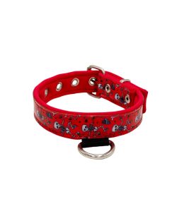 Dog Collar with Double Polyamide Straps and 4cm Neoprene Padding and embroidery