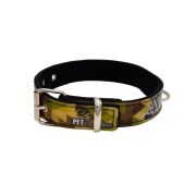 Collar de perro con impresión de vinilo y forro de neopreno (Camuflaje Malinois) – KI01019/50/30/P6/01