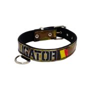 Dog Collar with Vinyl Print and Neoprene Lining (Malinois Camouflage) – KI01019/70/50/P6/01