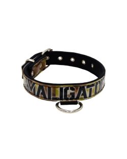 Dog Collar with Vinyl Print and Neoprene Lining (Malinois Camouflage)